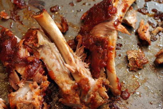 Baby Back Ribs with Pomegranate Molasses