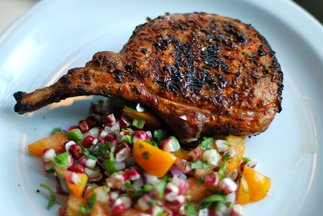 Cumin-Crusted Pork Loin Chop
