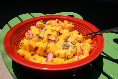 Thai mango salsa