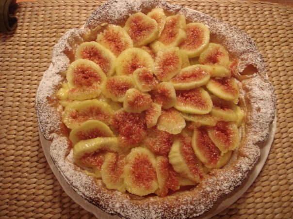 Fresh Fig puff pastry tart