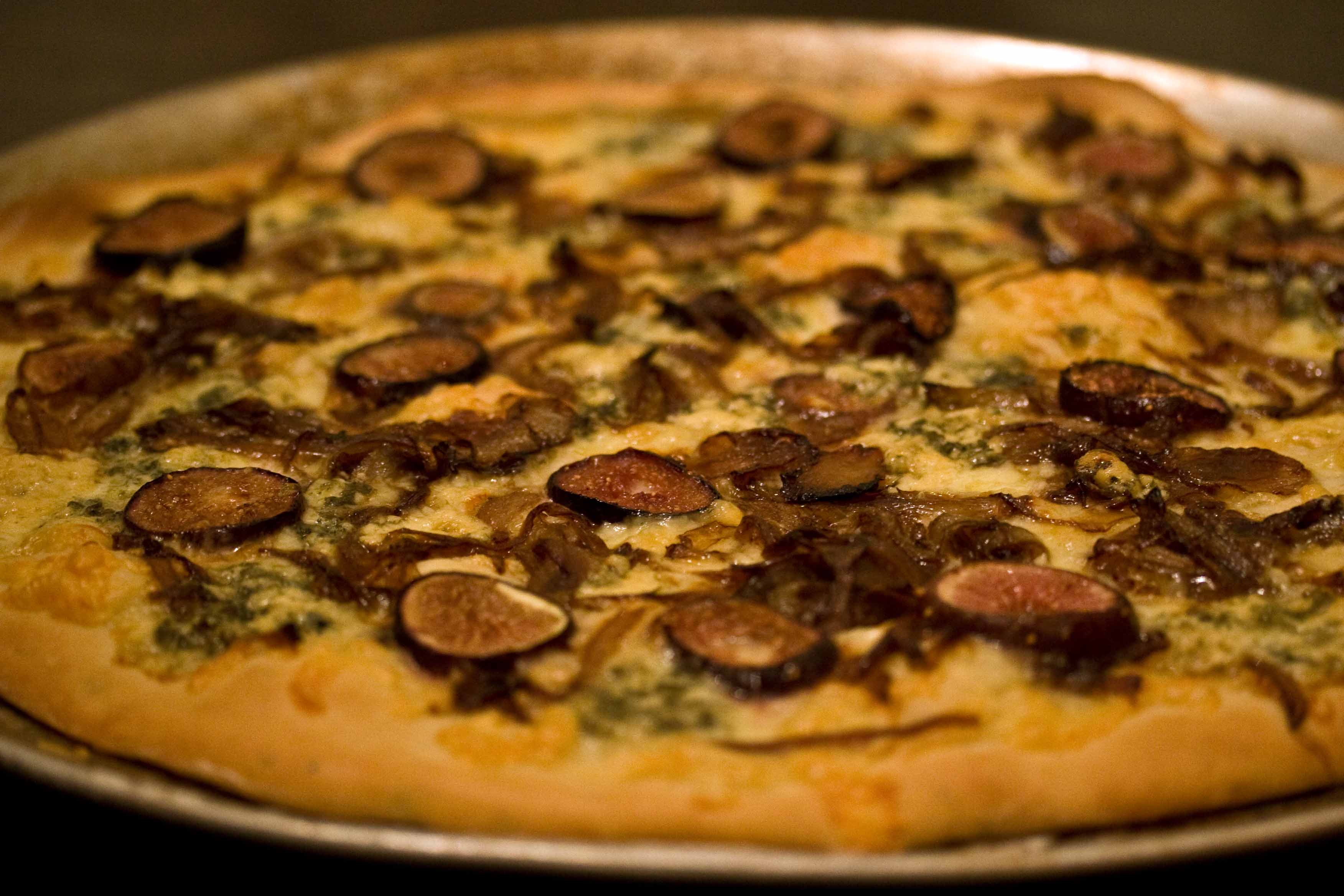 Fresh Fig and Balsamic Onion Pizza with Danish Blue