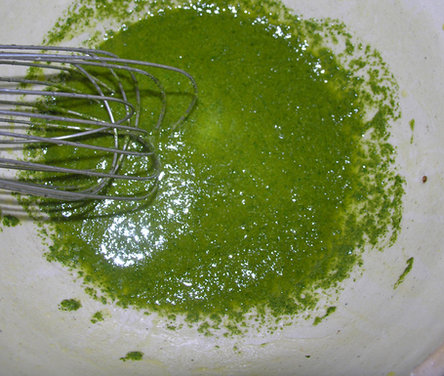 Hand-made mayo: clean, green, and cream