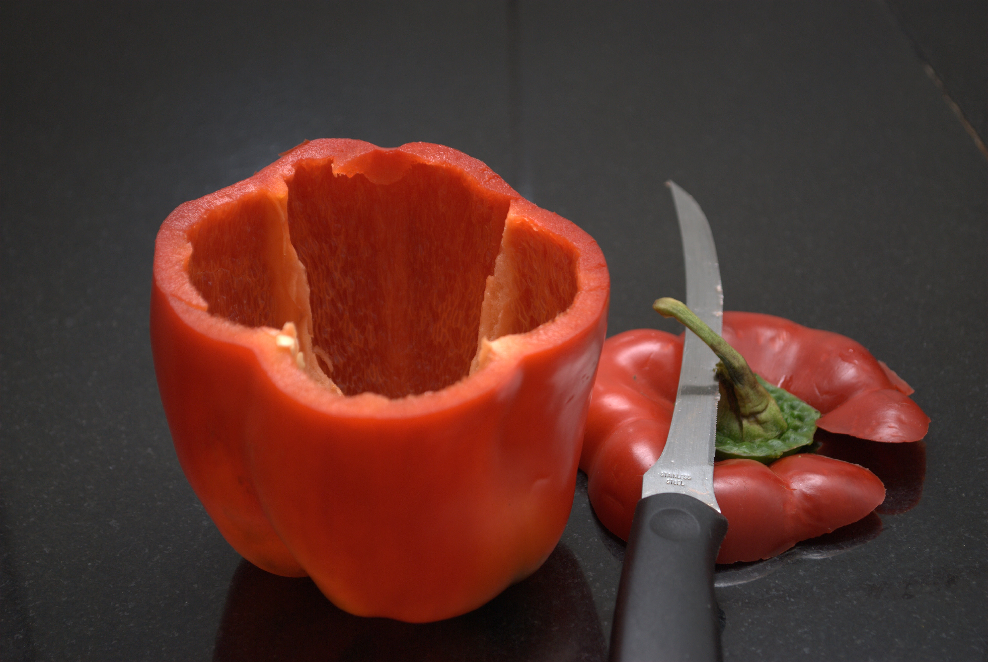 Stuffed Red  Peppers ,Creole.