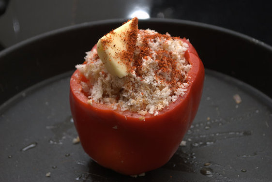 Stuffed Red  Peppers ,Creole.