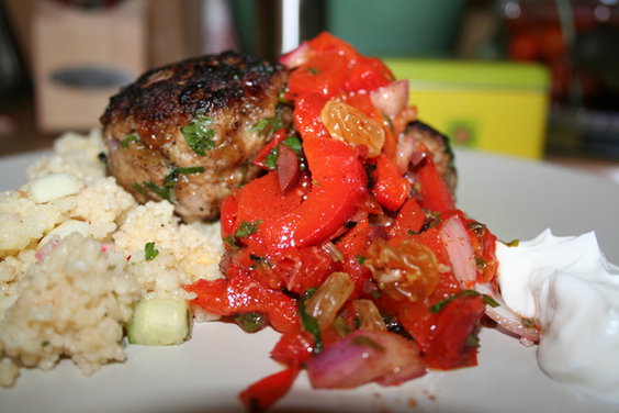 Spice Spiked Red Pepper Salsa
