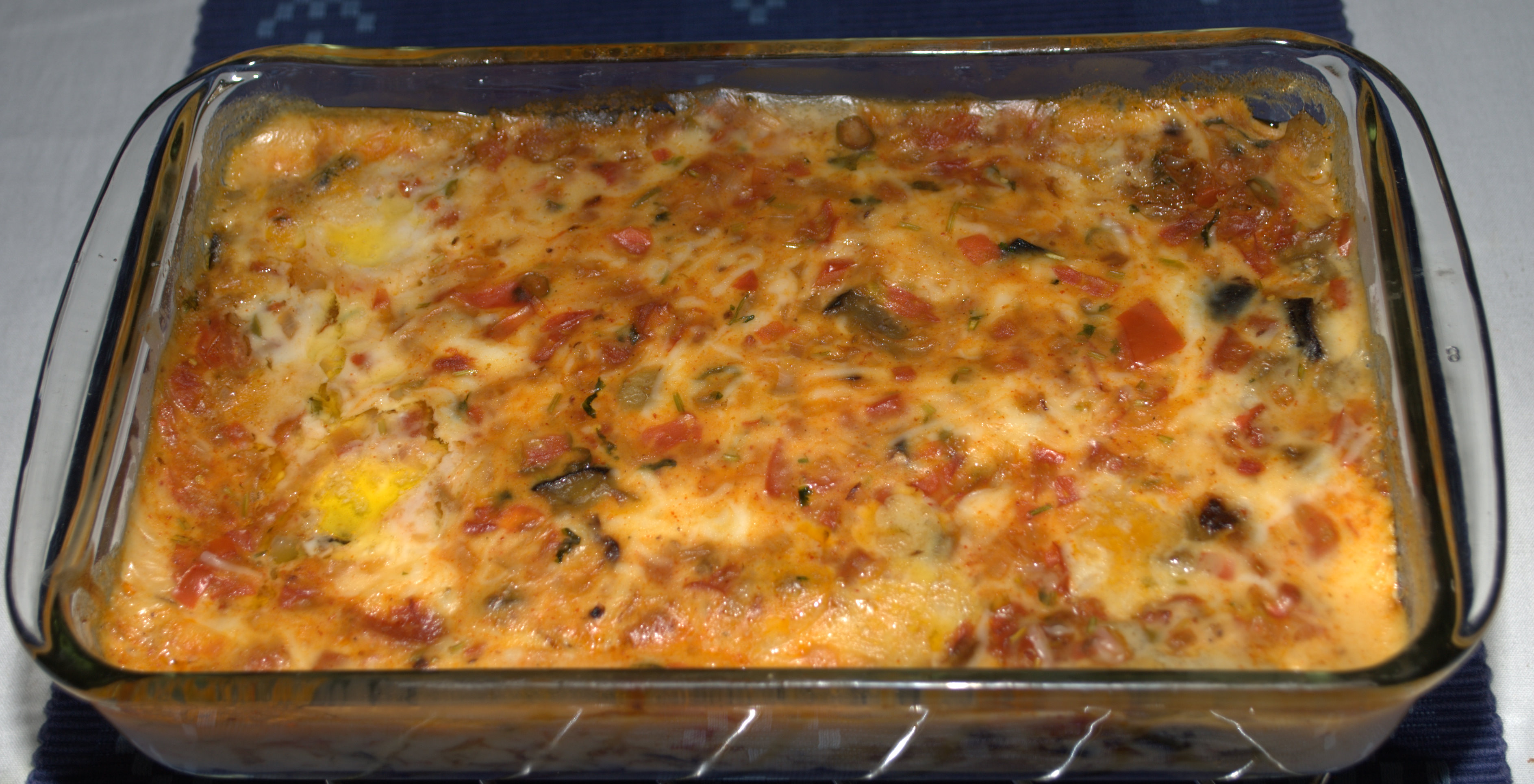 Baked Curried Aubergine