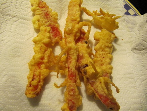 Re-imagined Red Pepper Tempura with Smoky Garlic Aioli