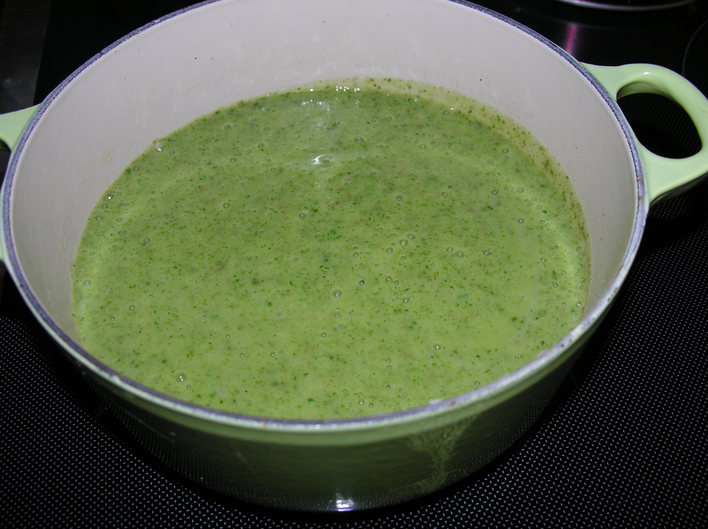 Rustic radish soup