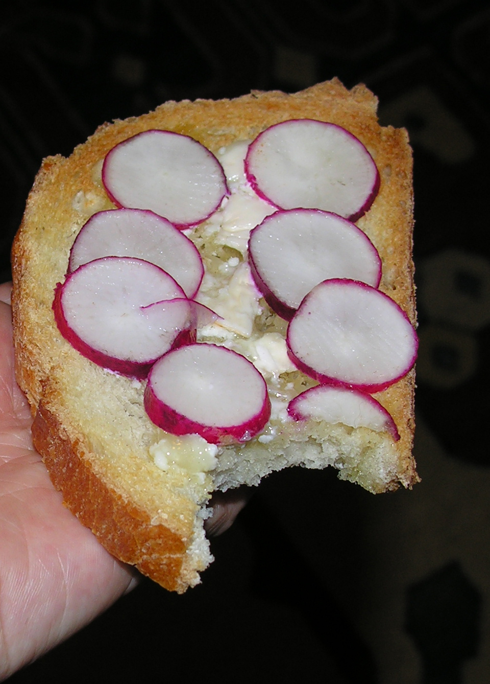 Abendbrot mit Rettich