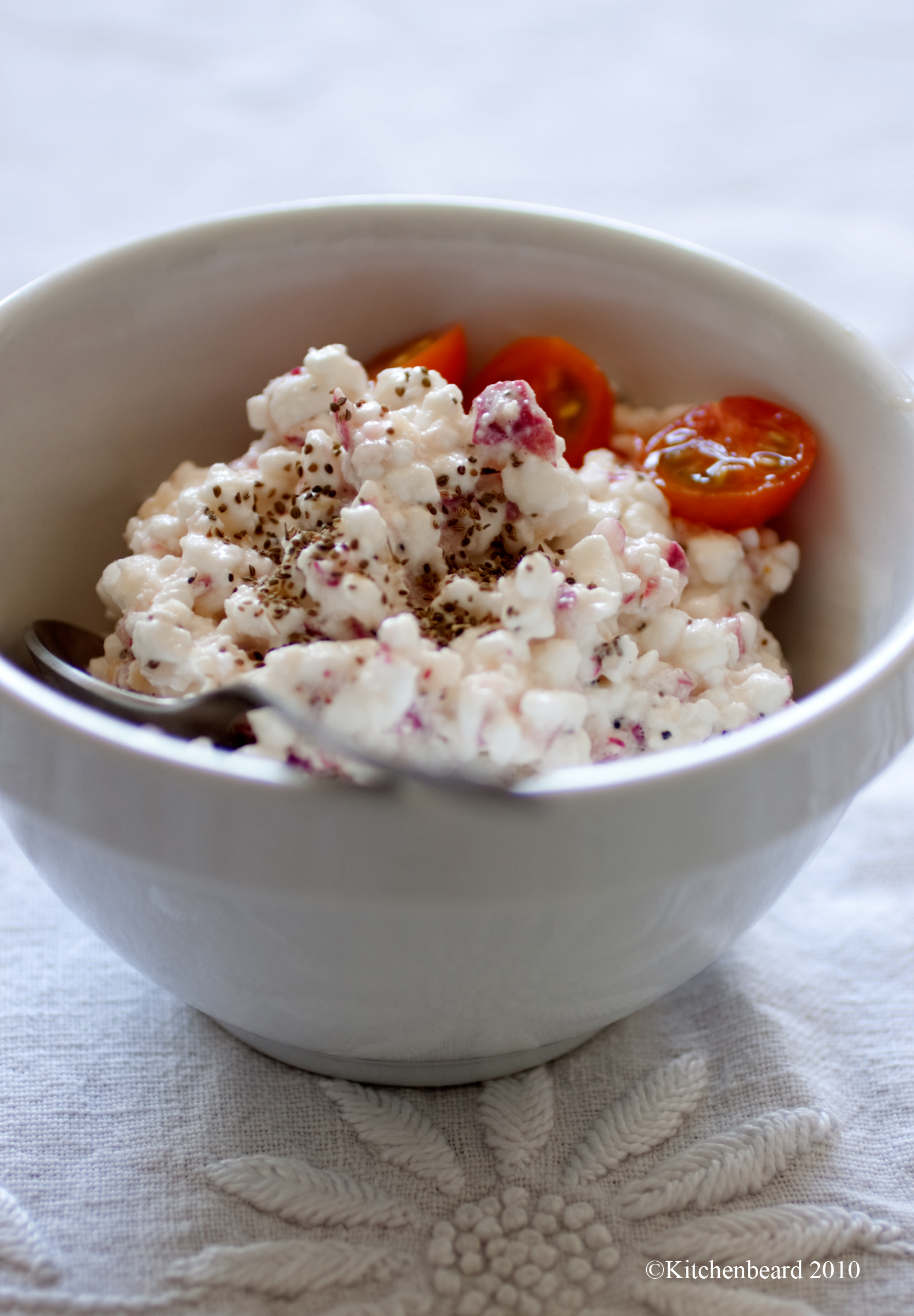 Cottage cheese and Radish Salad