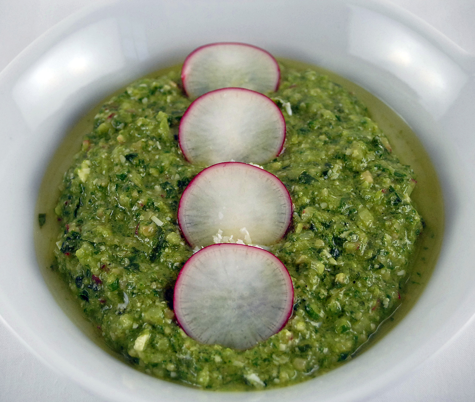 Radish and Basil Pesto