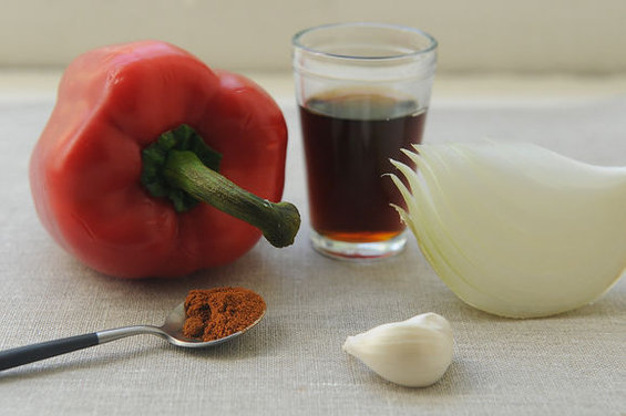 Onion and Red Pepper Confit