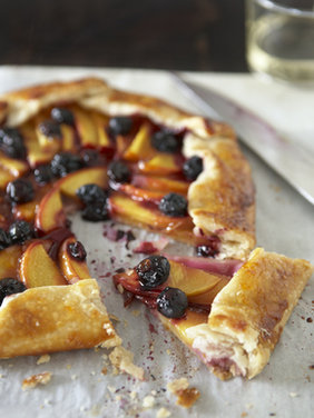 Blueberry & Peach Galette