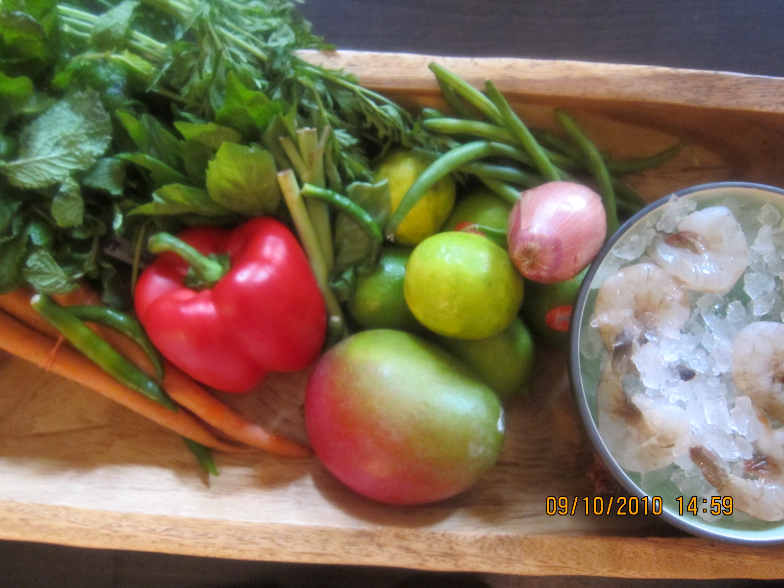 Thai Tiger Prawn vermicelli salad