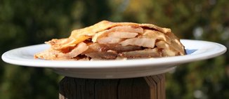 Papa's apple cardamom pie