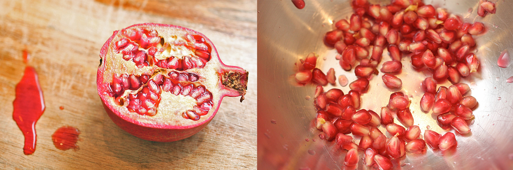 Pomegranate-Rose Milk Pudding