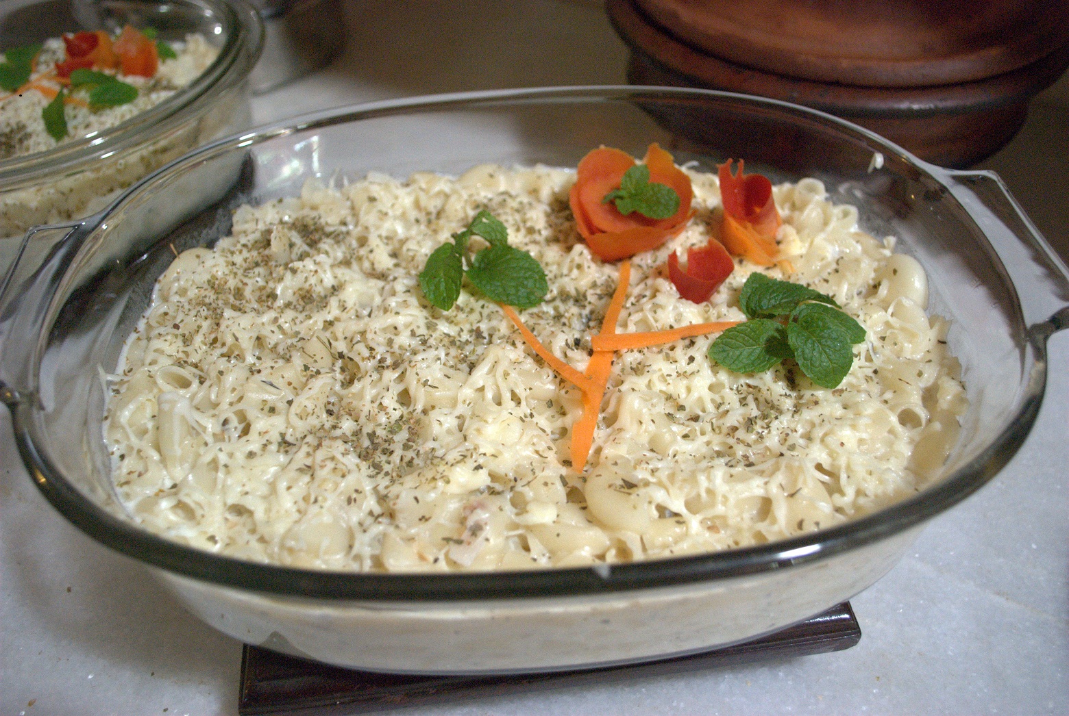 Marconi  and cheese Pai.