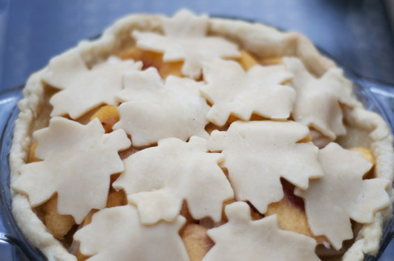 Amaretto Peach and Pear Pie