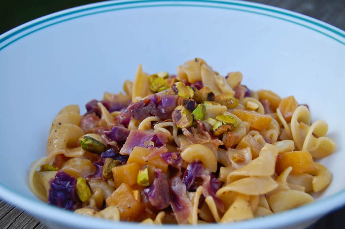 Beets & Red Cabbage Pasta