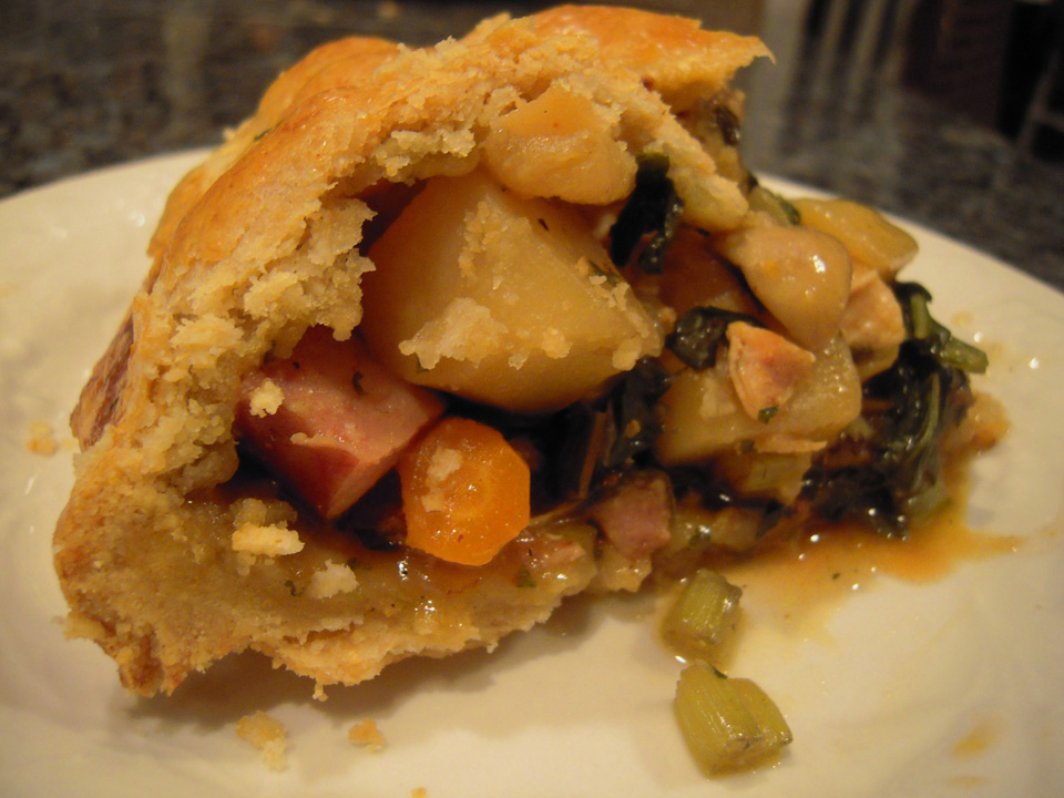Chicken and Kielbasa Pie 