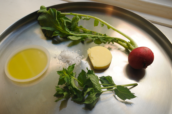 Sauteed Radishes with Mint