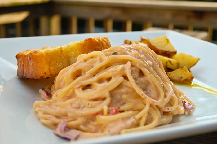 Creamy Red Cabbage Pasta
