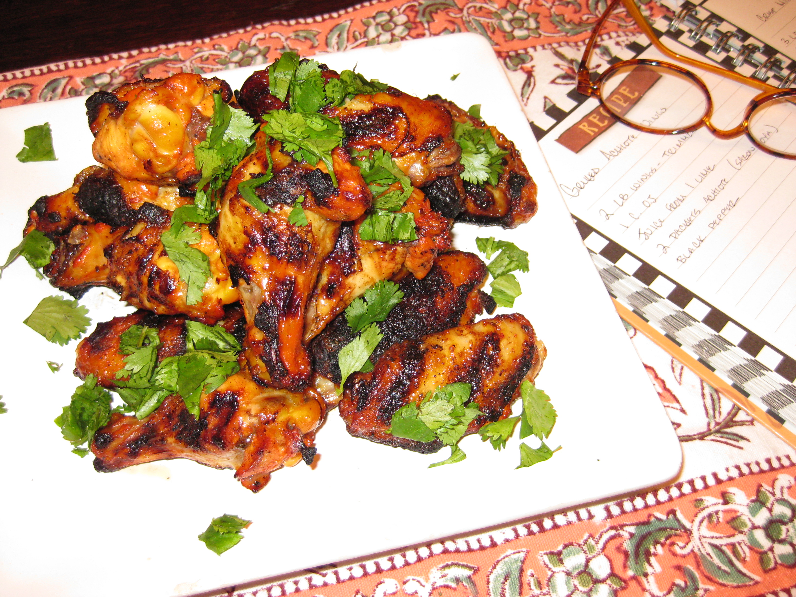 Grilled Achiote Wings