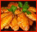 Chicken Wings and Drummettes  with Creme Fresh, Fennel, and Celery Root Dip