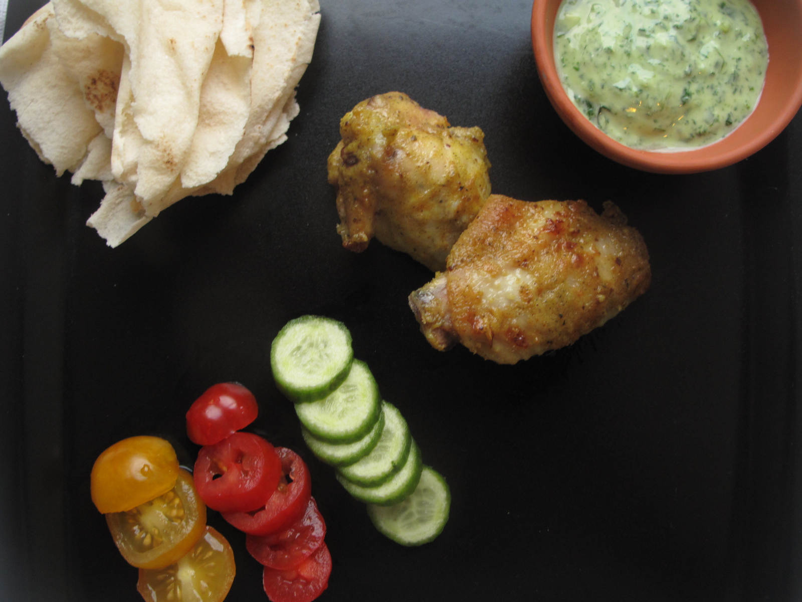 Herbed Yogurt Dip (with Za'atar Chicken Wings)