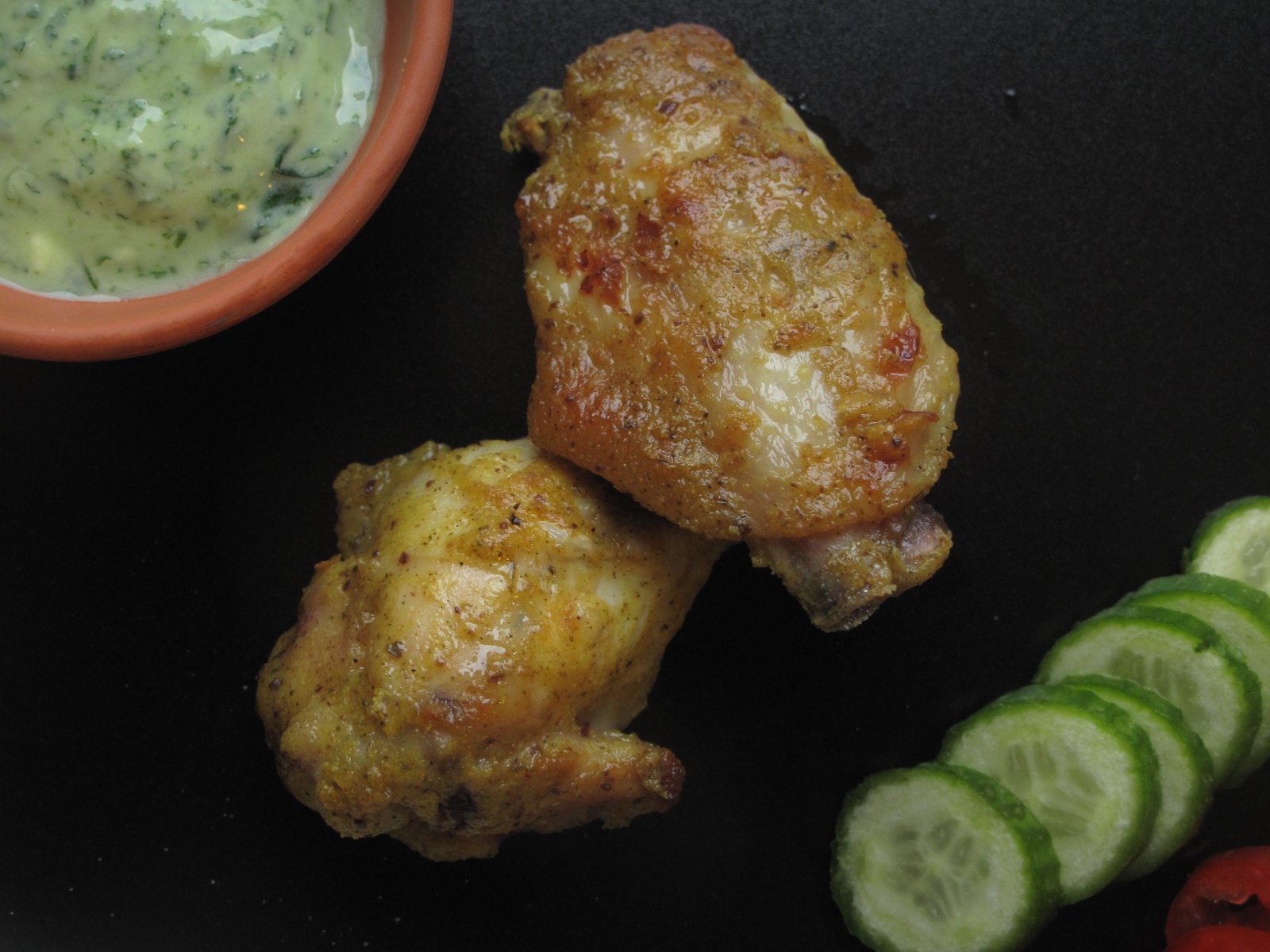 Herbed Yogurt Dip (with Za'atar Chicken Wings)