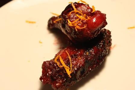 Sticky Blackberry Honey Hot Wings