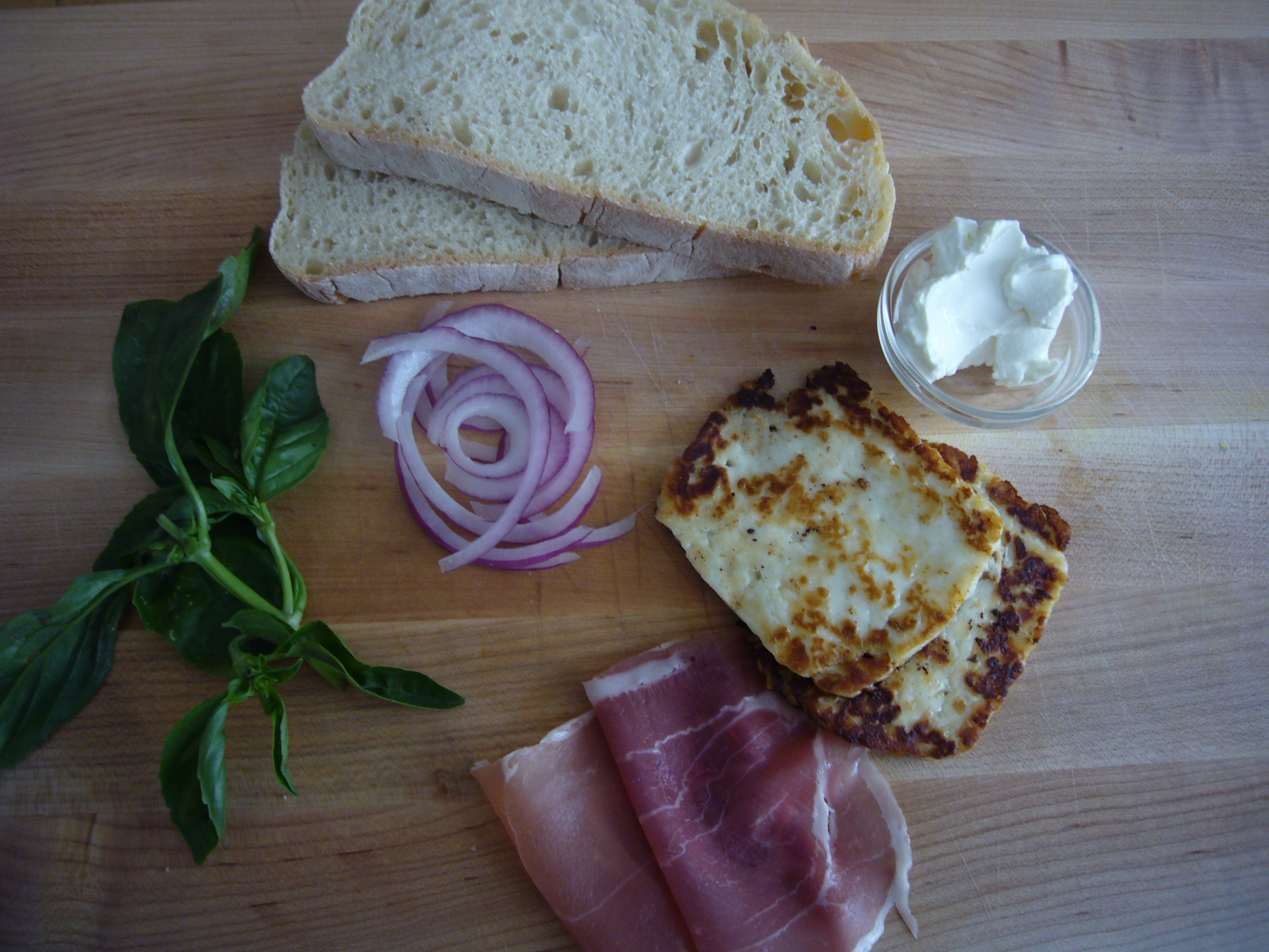  Halloumi and Prosciutto Panini