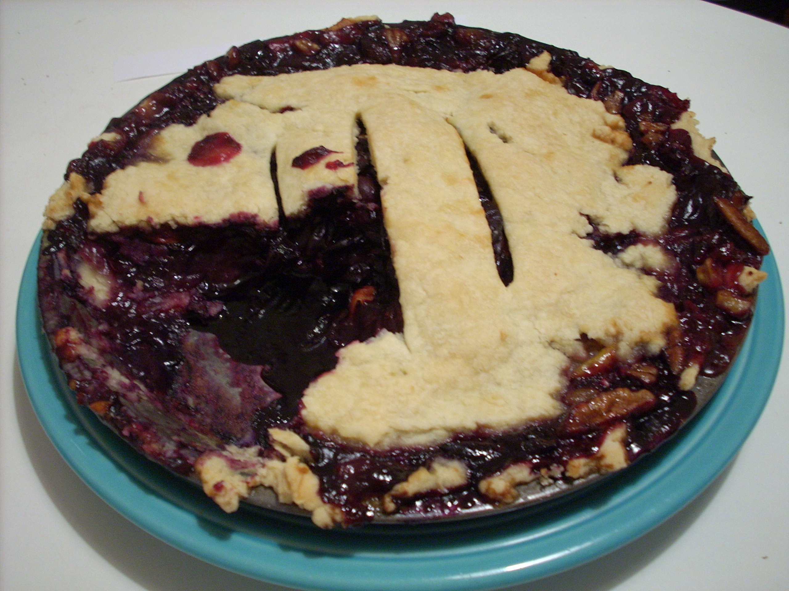 Concord Grape Pie with Walnuts and Orange Zest