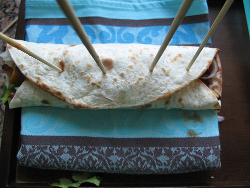 Tortilla lollies