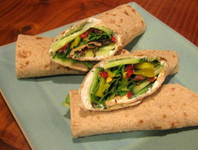 GREEK GARDEN LAVASH WRAPS