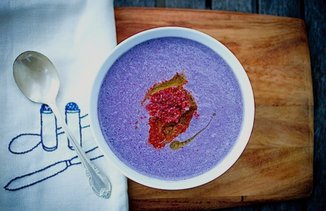 Purple Cauliflower Soup