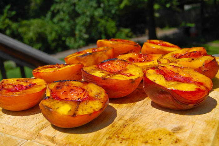 Grilled Peaches