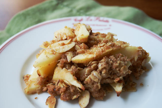 Not-Too-Sweet Apple Crisp