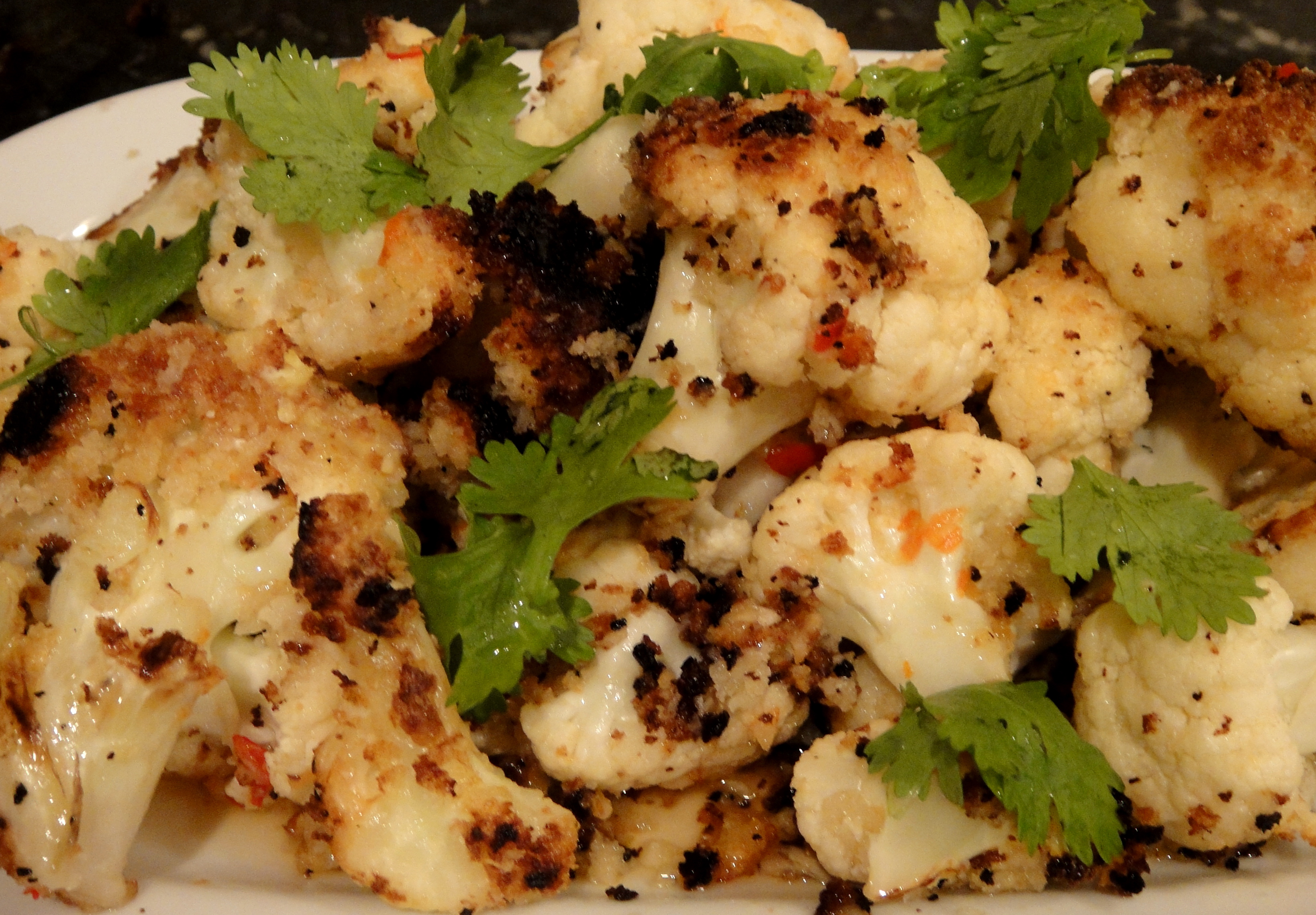 Cauliflower with Nam Pla Minnow 