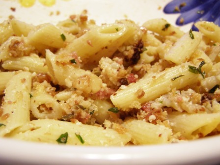 Penne with Cauliflower and Pancetta