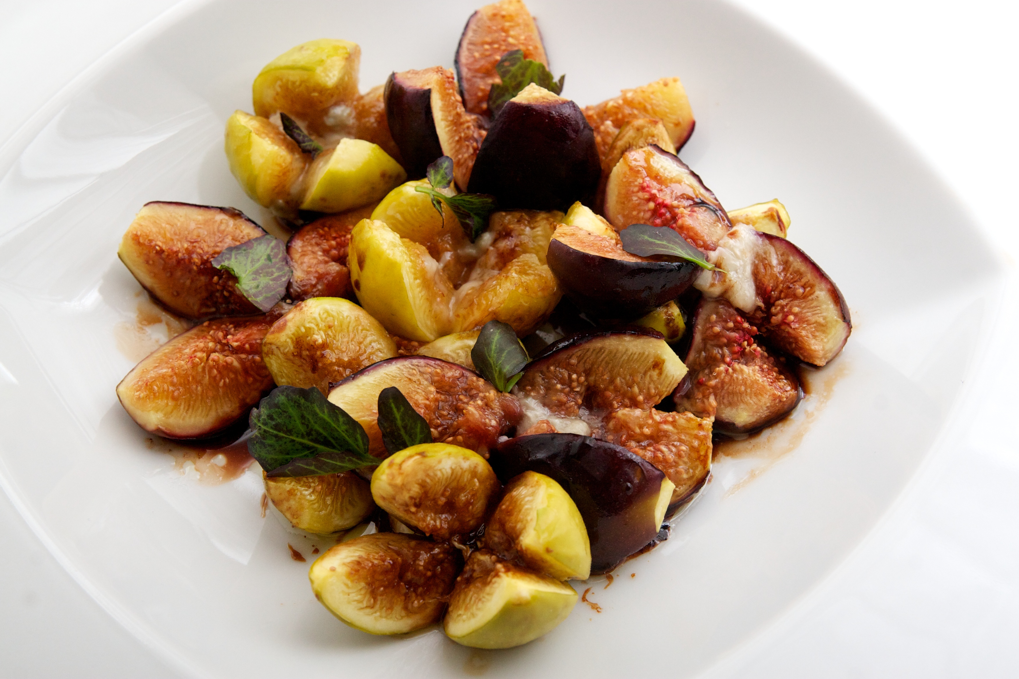 Balsamic Roasted Figs with Gorgonzola Dolce