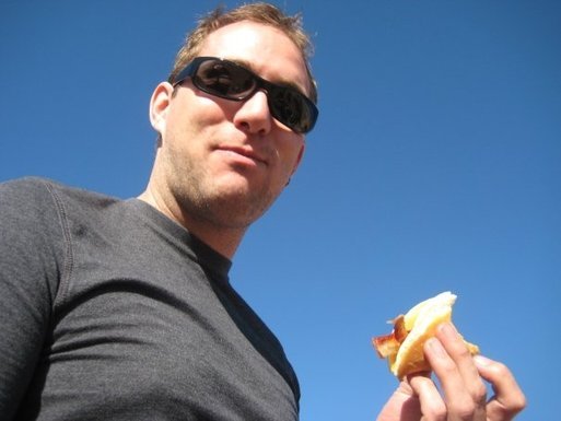 Will_with_bacon_pancake
