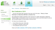 Eat Your Books' Best Cookbooks of 2011