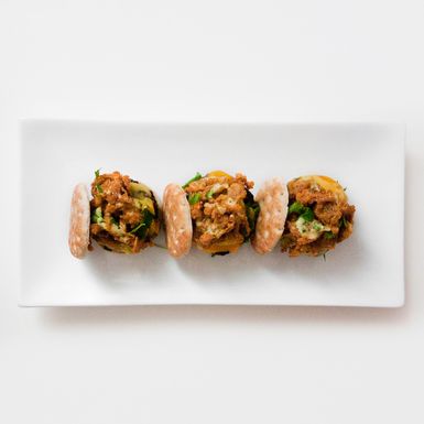 Garlic-mayo-fried-onions