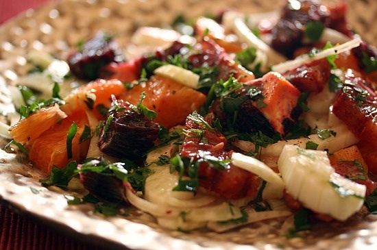 Orangefennelsalad