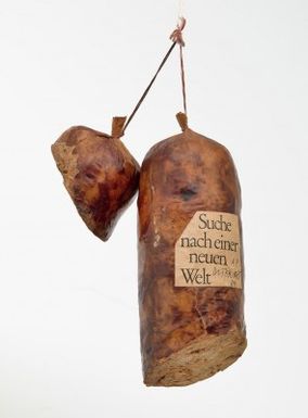 Dieter_roth._literature_sausage_(literaturwurst)._1969
