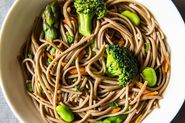 A Spring Soba Noodle Salad -- Plus a Lesson in Favas