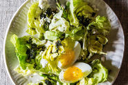 Spring Salad with Asparagus and Soft-Boiled Eggs