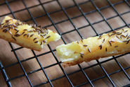 Cheese Sticks with Caraway Seed