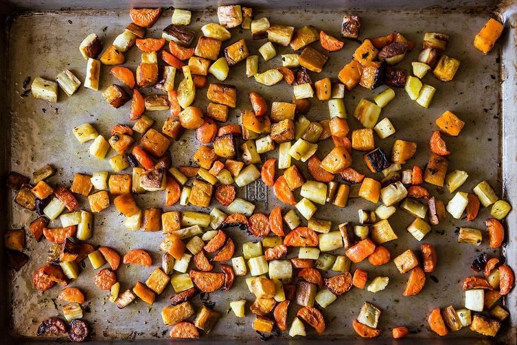 Crispandtenderroastedrootvegetables